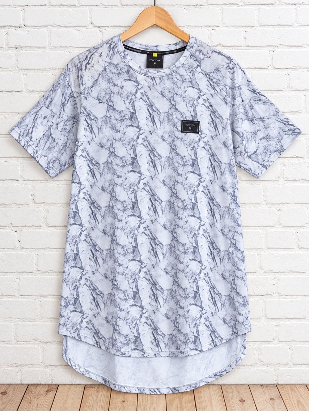 Criminal Damage Tie-Dye T-Shirt Dress / Tunic High-Low Hem